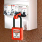 Candado Dielectrico 406 Master Lock Rojo Underwork.cl