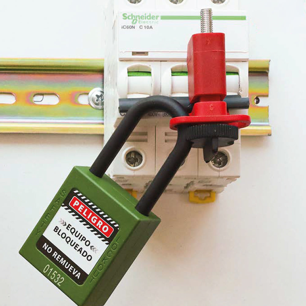 Bloqueo Breaker Multipolar LOTO Seguridad Industrial Tetrapolar Bloqueo Breaker Multipolar LOTO Seguridad Industrial Tetrapolar