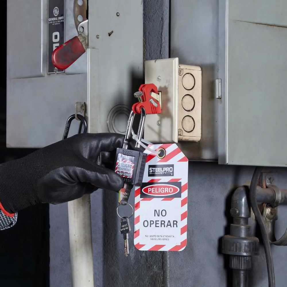 Bloqueo de breaker eléctrico con tuerca ajustable Underwork.cl