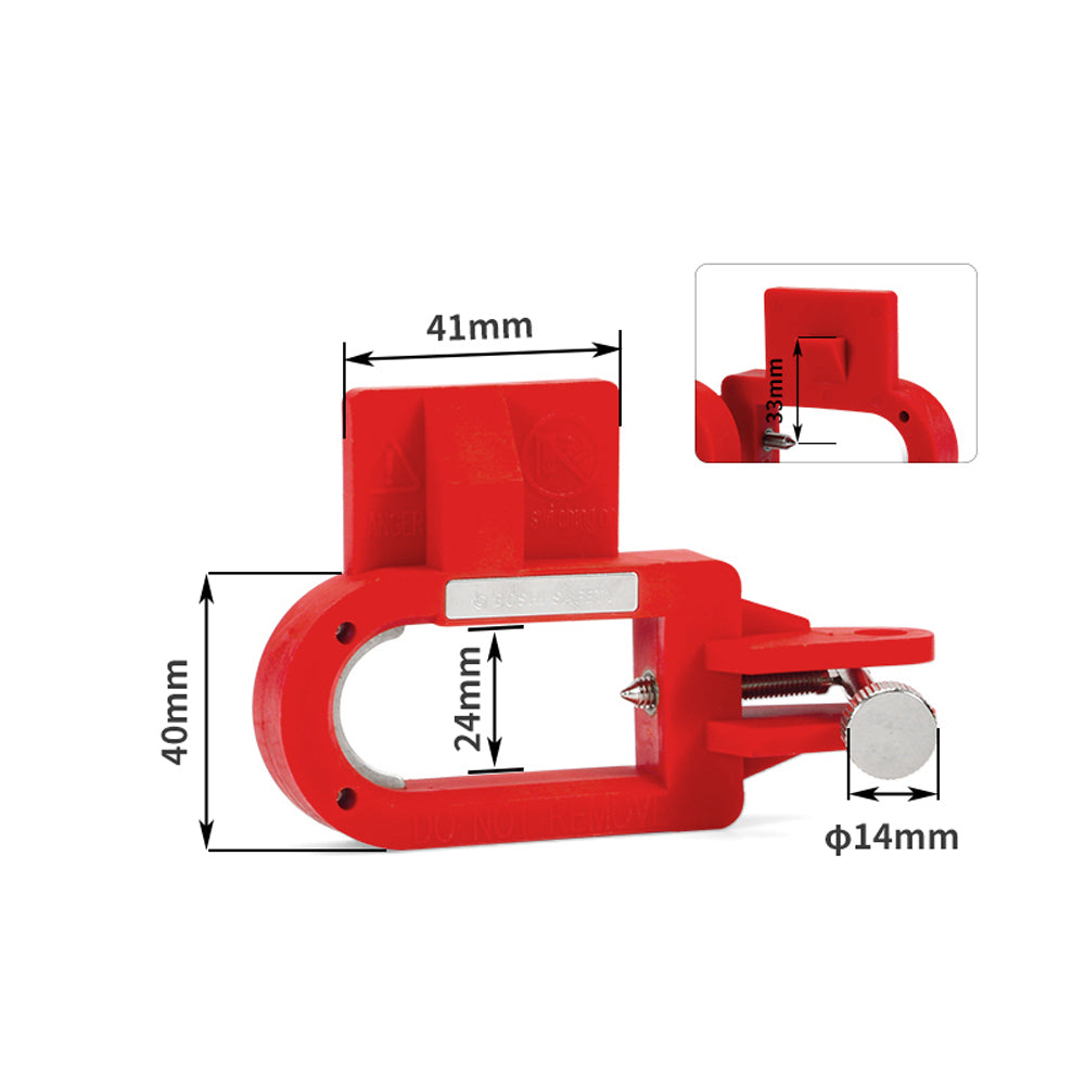 Bloqueo disyuntor 33 mm 480V-600V con tornillo