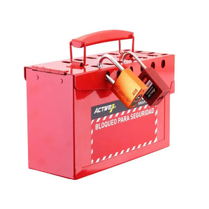 Caja de Bloqueo Activex para 16 Candados Roja Ep-8812 Underwork.cl