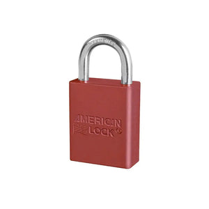 Candado American Lock 1105 rojo anodizado para bloqueo LOTO Underwork.cl