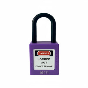Candado Dieléctrico Morado Underwork.cl