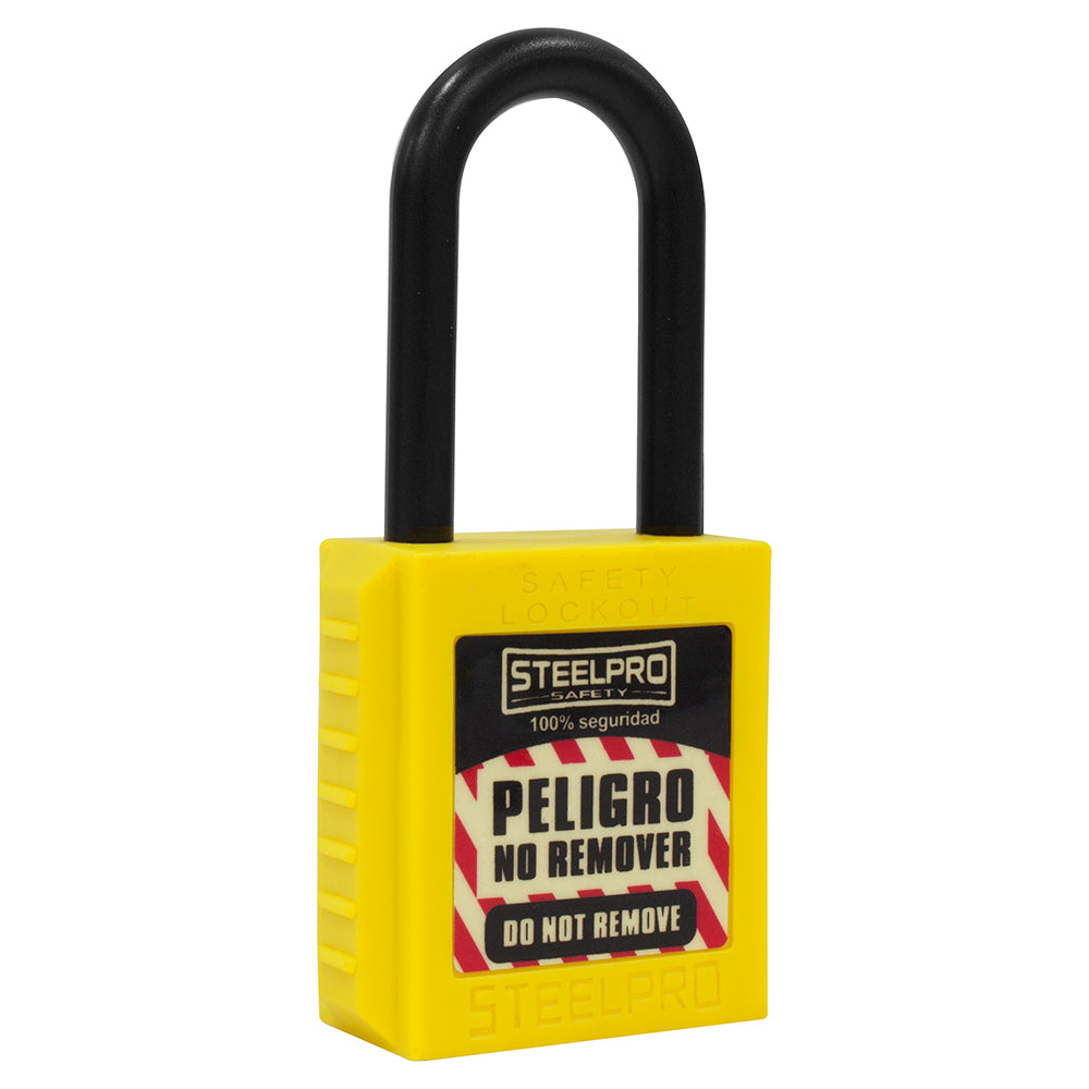 Candado Steelpro Dieléctrico Amarillo