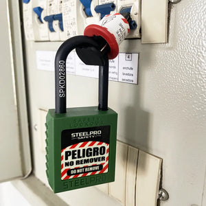 Candado Steelpro Dieléctrico Verde