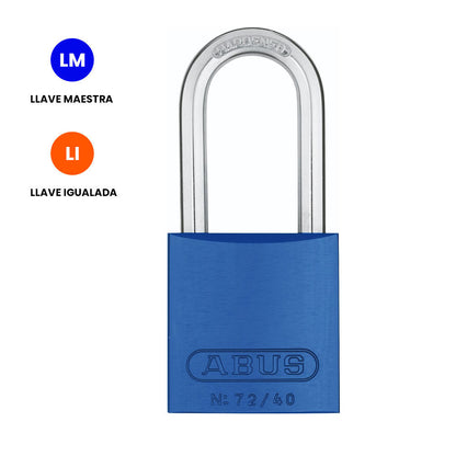 Candados Abus Aluminio 72/40