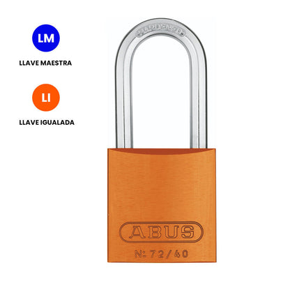 Candados Abus Aluminio 72/40
