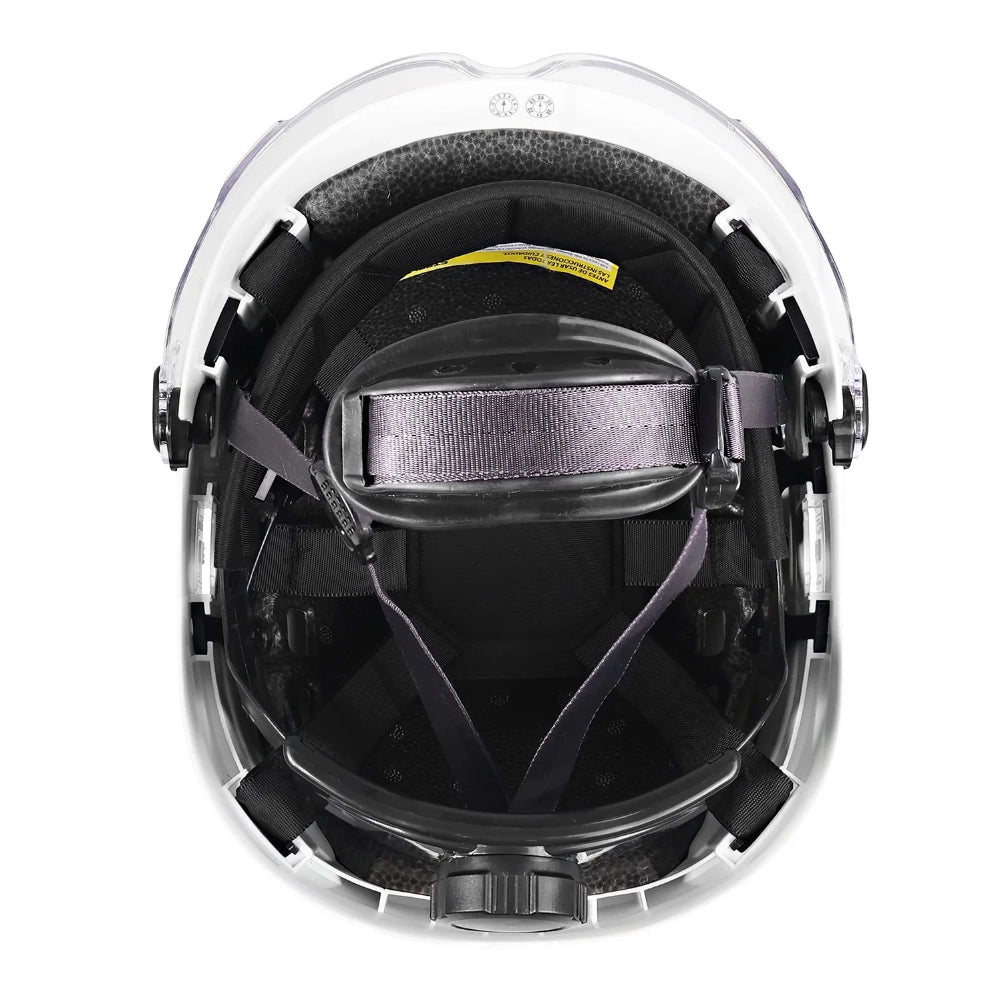 Casco Yako Steelpro Blanco con Visera Underwork.cl