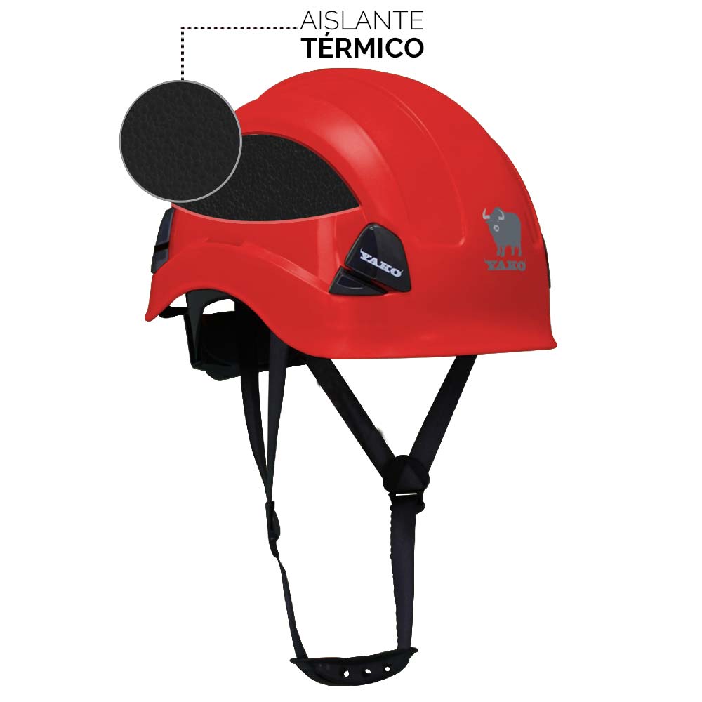 Casco Yako Steelpro Rojo