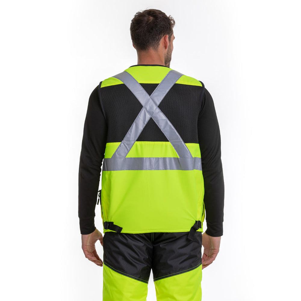 Chaleco Geólogo Alaska Xpert Hombre Amarillo Minería y Construcción