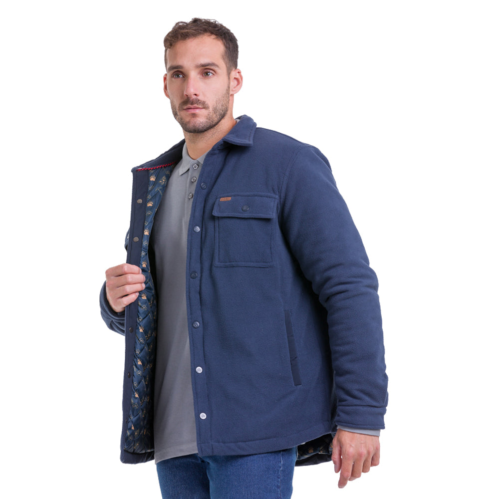 Chaqueta Polar Quebec Grizzly Azul Underwork.cl