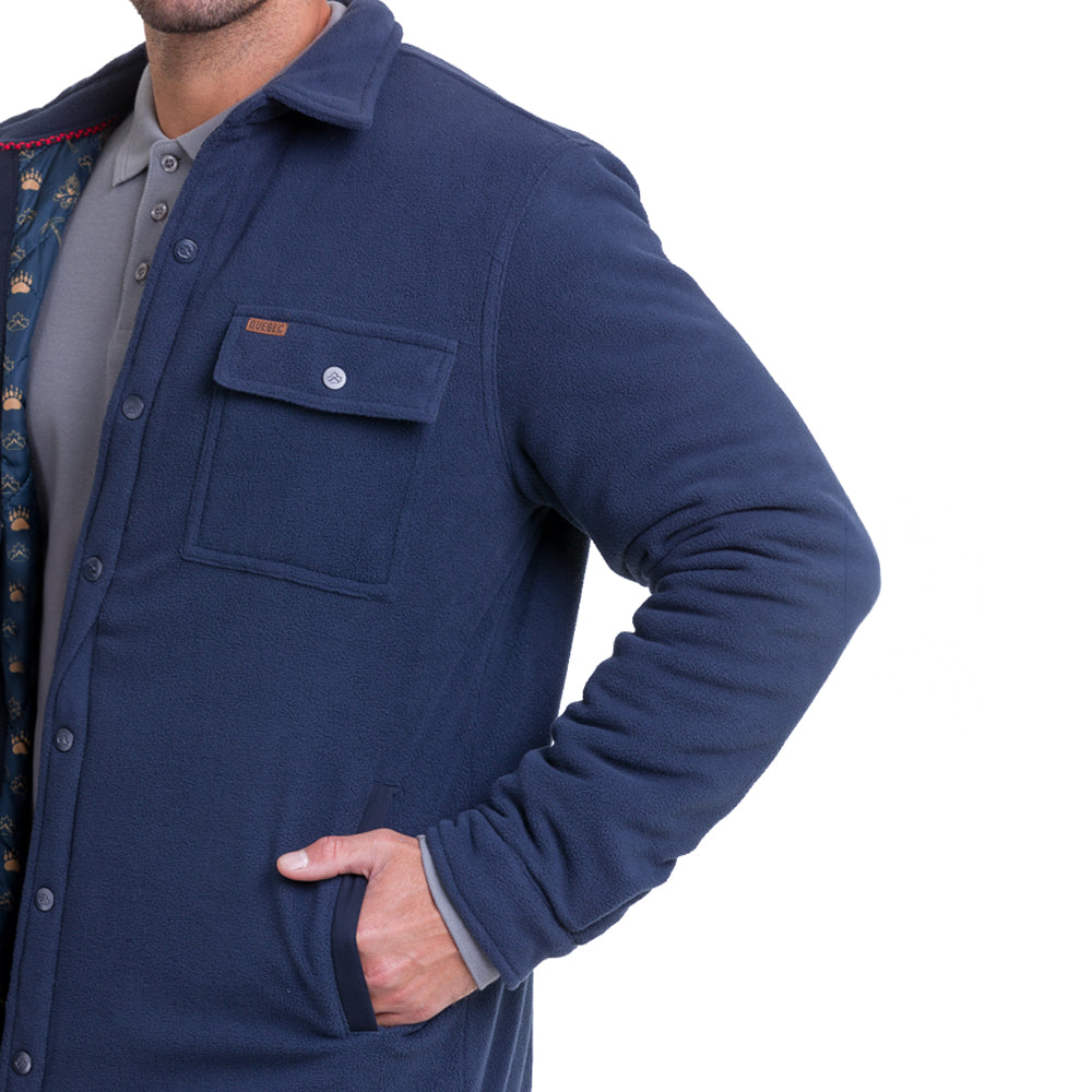 Chaqueta Polar Quebec Grizzly Azul Underwork.cl