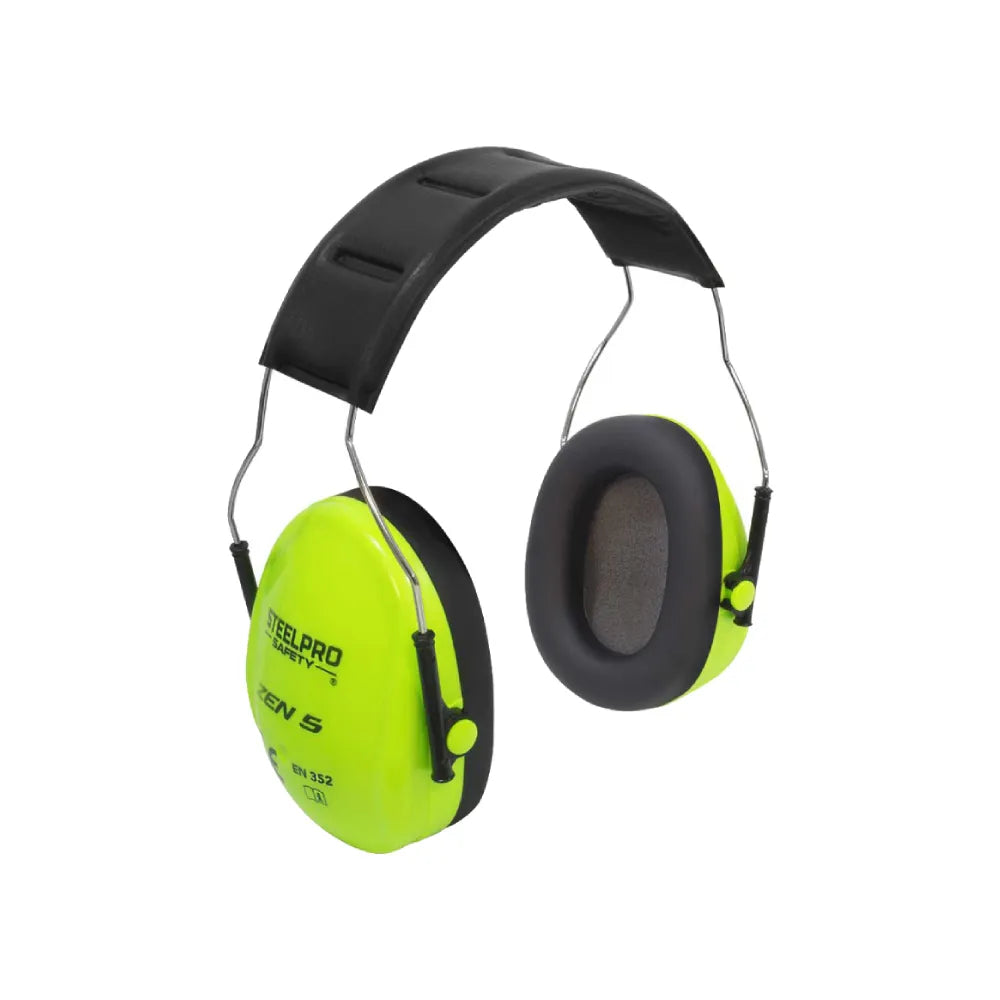 Fono Steelpro Zen 5 Cintillo Verde Fluor SNR 24dB