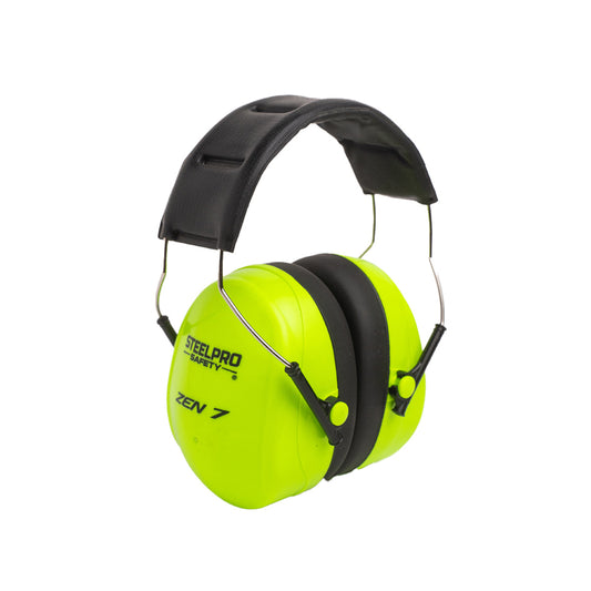 Fono Steelpro Zen 7 Cintillo Verde Fluor SNR 29dB